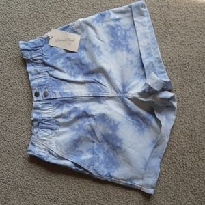NWT Blue Tie Dye Bucket Shorts Universal Thread Size S